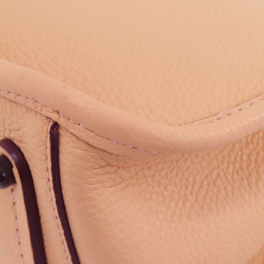 COACH Handbag C3460 leather pink Tyler Carry All 28 2WAY Women Used Authentic