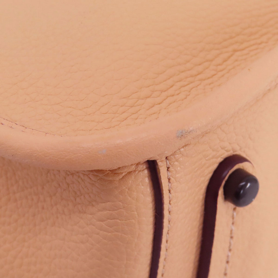 COACH Handbag C3460 leather pink Tyler Carry All 28 2WAY Women Used Authentic