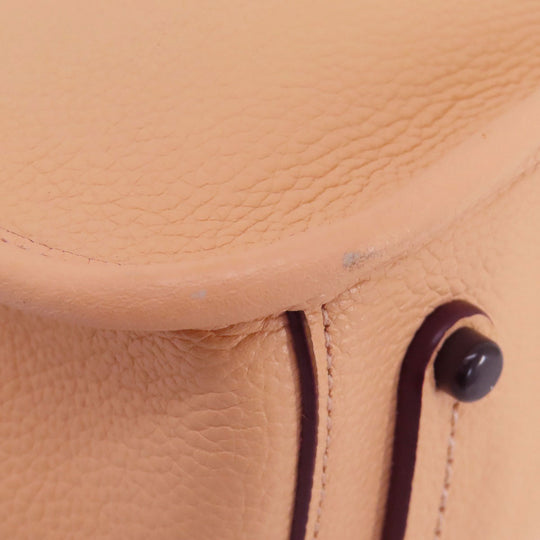 COACH Handbag C3460 leather pink Tyler Carry All 28 2WAY Women Used Authentic