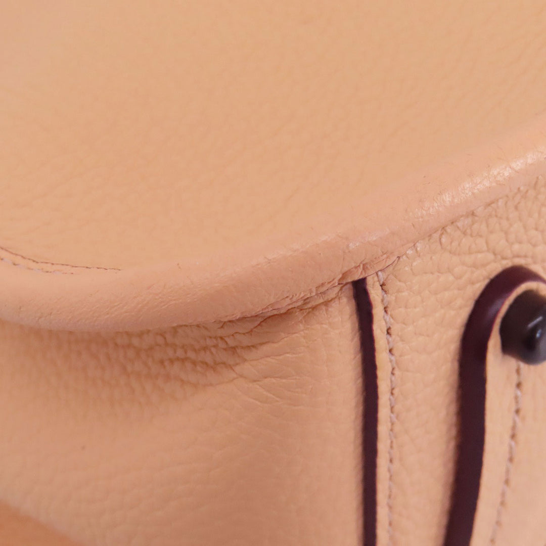 COACH Handbag C3460 leather pink Tyler Carry All 28 2WAY Women Used Authentic