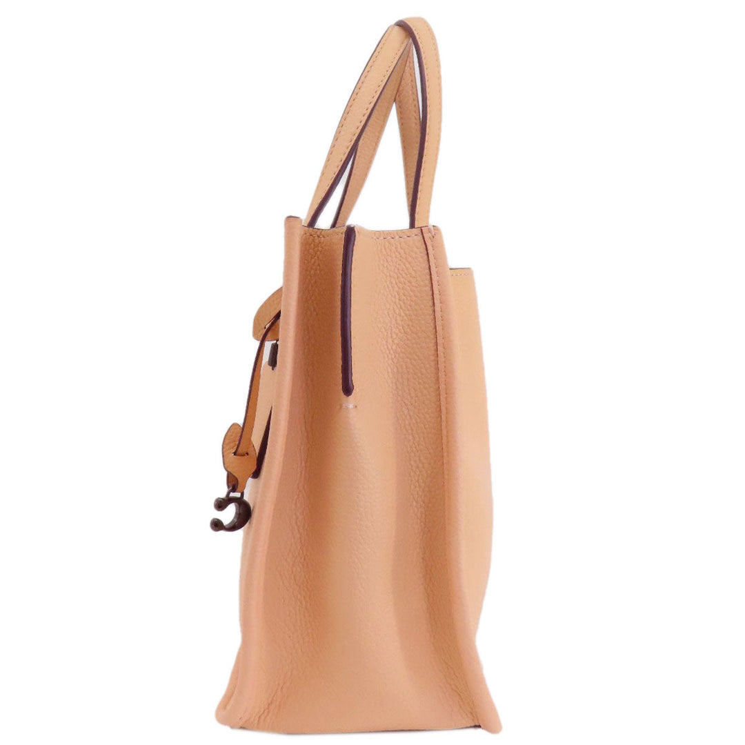 COACH Handbag C3460 leather pink Tyler Carry All 28 2WAY Women Used Authentic