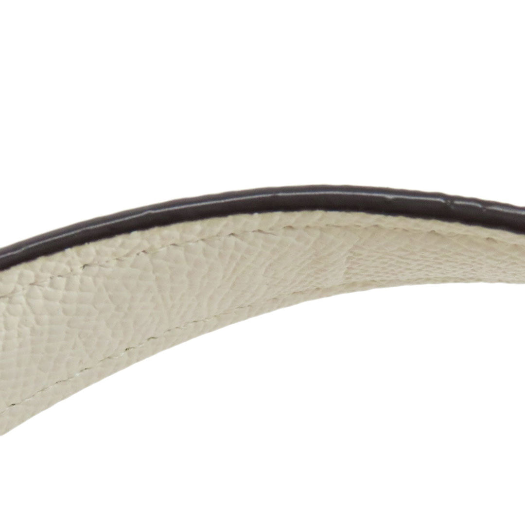 COACH Backpack 76624 leather white logo