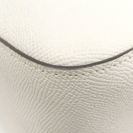 COACH Backpack 76624 leather white logo