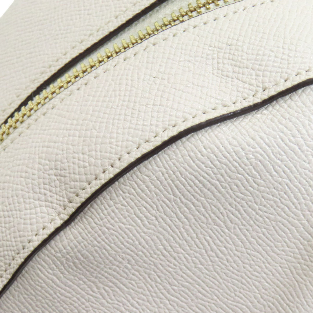 COACH Backpack 76624 leather white logo