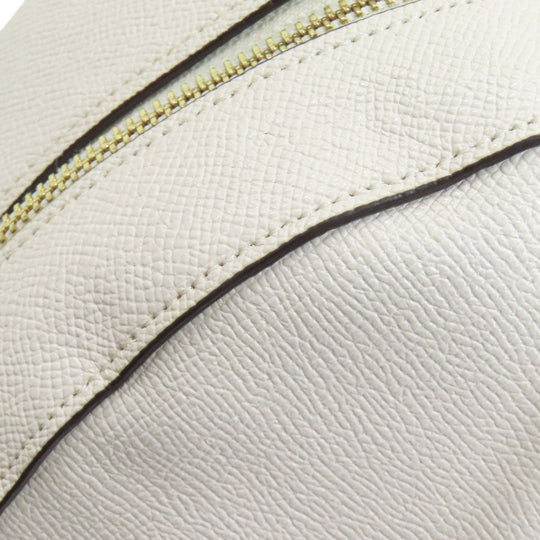 COACH Backpack 76624 leather white logo