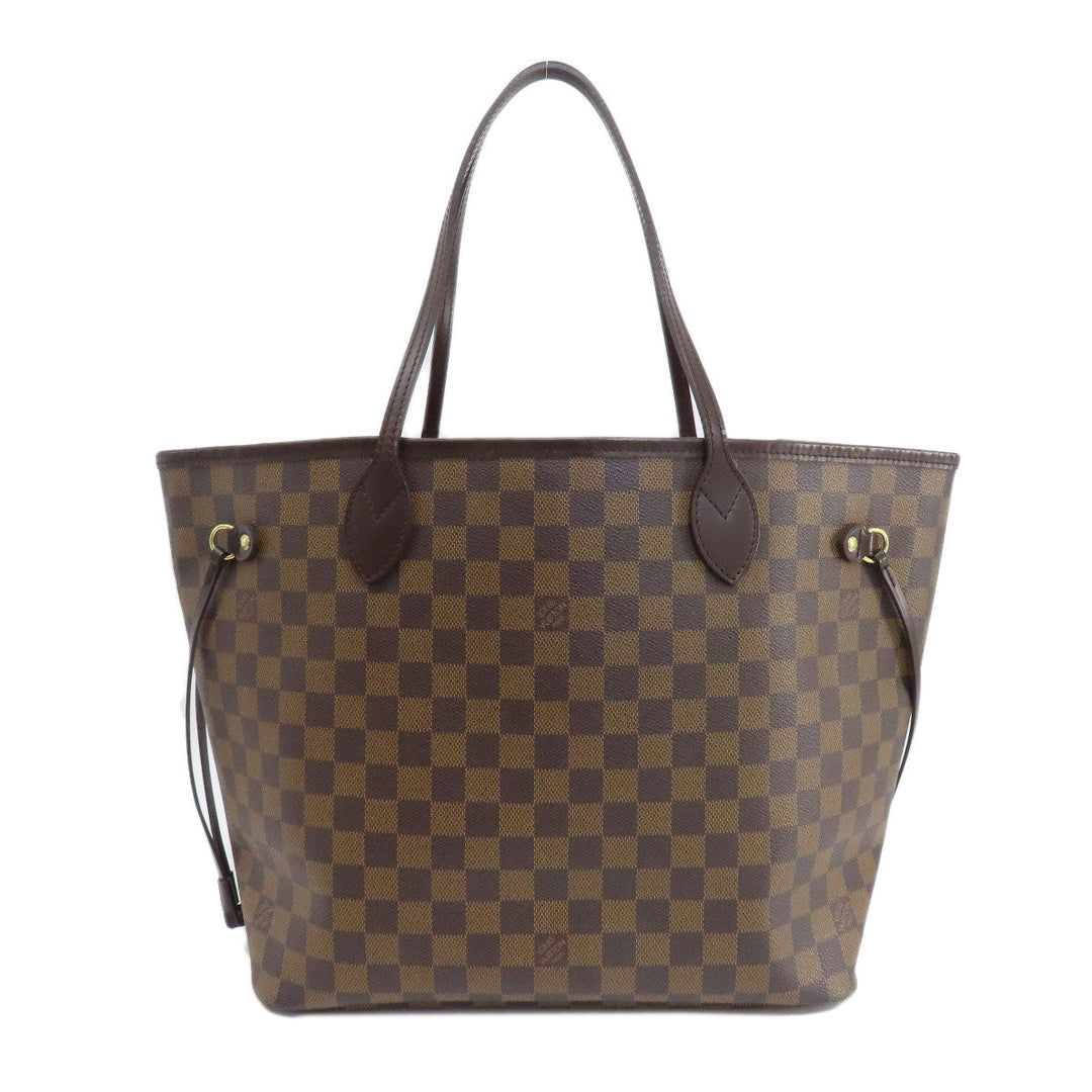 LOUIS VUITTON Tote Bag N51105 Damier canvas Brown Neverfull MM