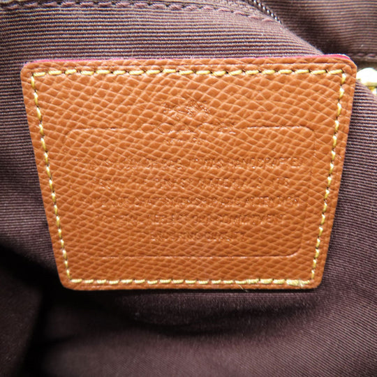 COACH Handbag F34899 PVC Brown Signature 2WAY Women Used Authentic