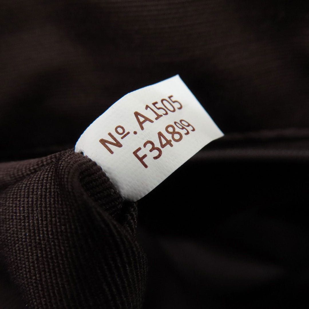 COACH Handbag F34899 PVC Brown Signature 2WAY Women Used Authentic