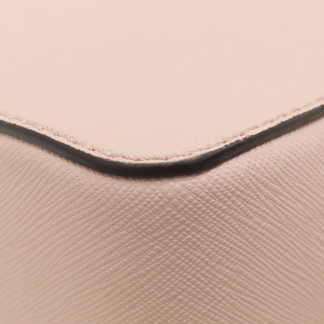 MICHAEL KORS Shoulder Bag PVC pink logo Women Used Authentic
