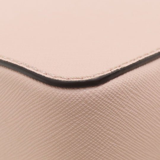 MICHAEL KORS Shoulder Bag PVC pink logo Women Used Authentic