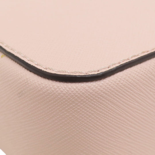 MICHAEL KORS Shoulder Bag PVC pink logo Women Used Authentic