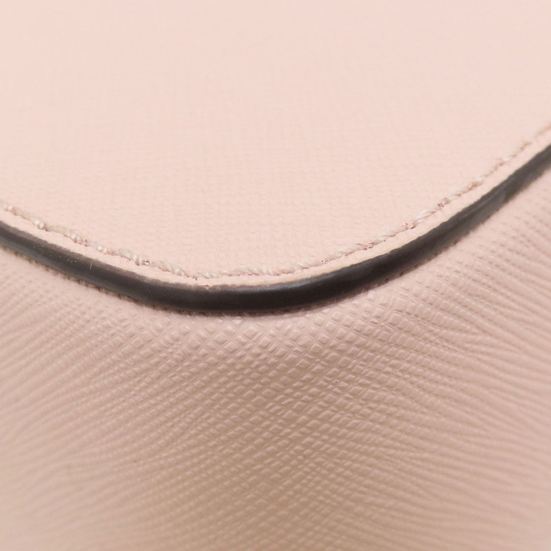 MICHAEL KORS Shoulder Bag PVC pink logo Women Used Authentic