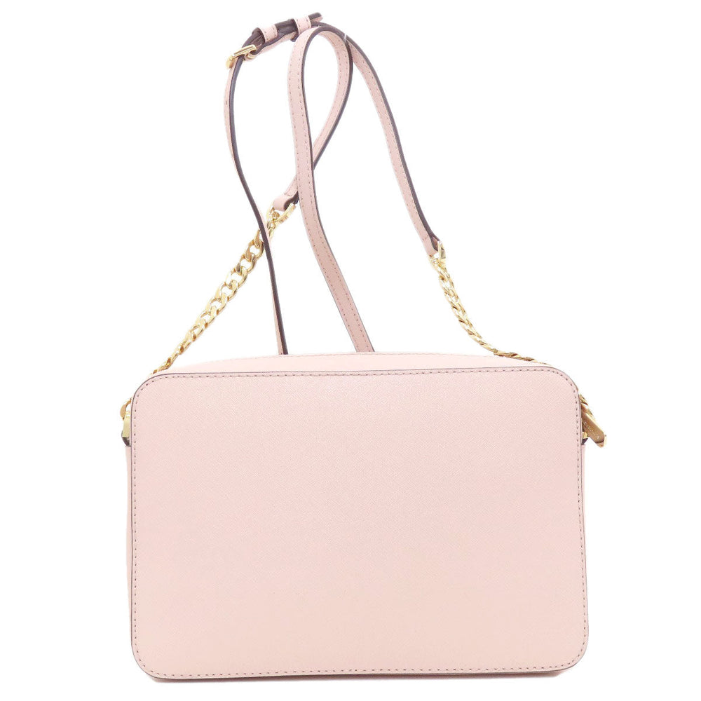 MICHAEL KORS Shoulder Bag PVC pink logo Women Used Authentic