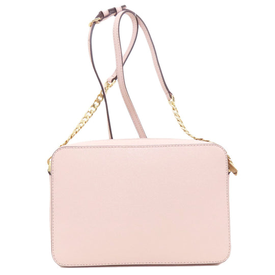 MICHAEL KORS Shoulder Bag PVC pink logo Women Used Authentic