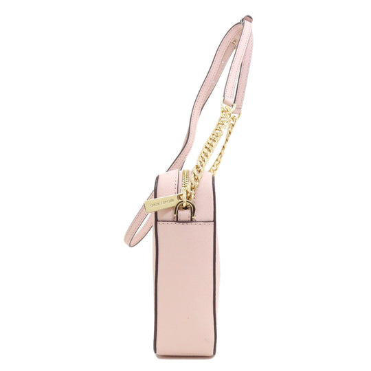 MICHAEL KORS Shoulder Bag PVC pink logo Women Used Authentic