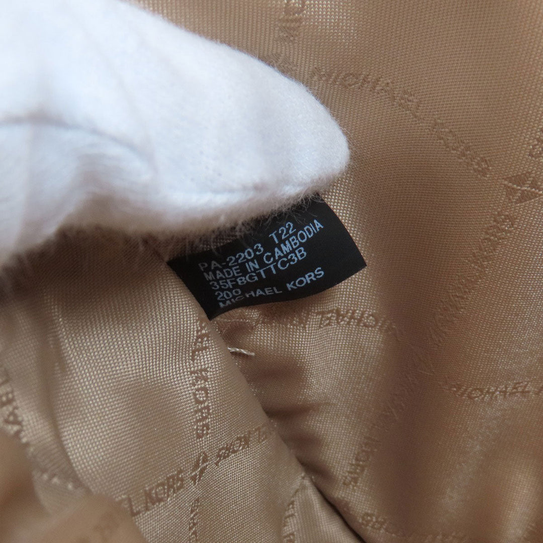 MICHAEL KORS Shoulder Bag PVC Brown MK signature