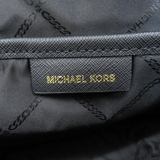 MICHAEL KORS Shoulder Bag Nylon black logo Women Used Authentic