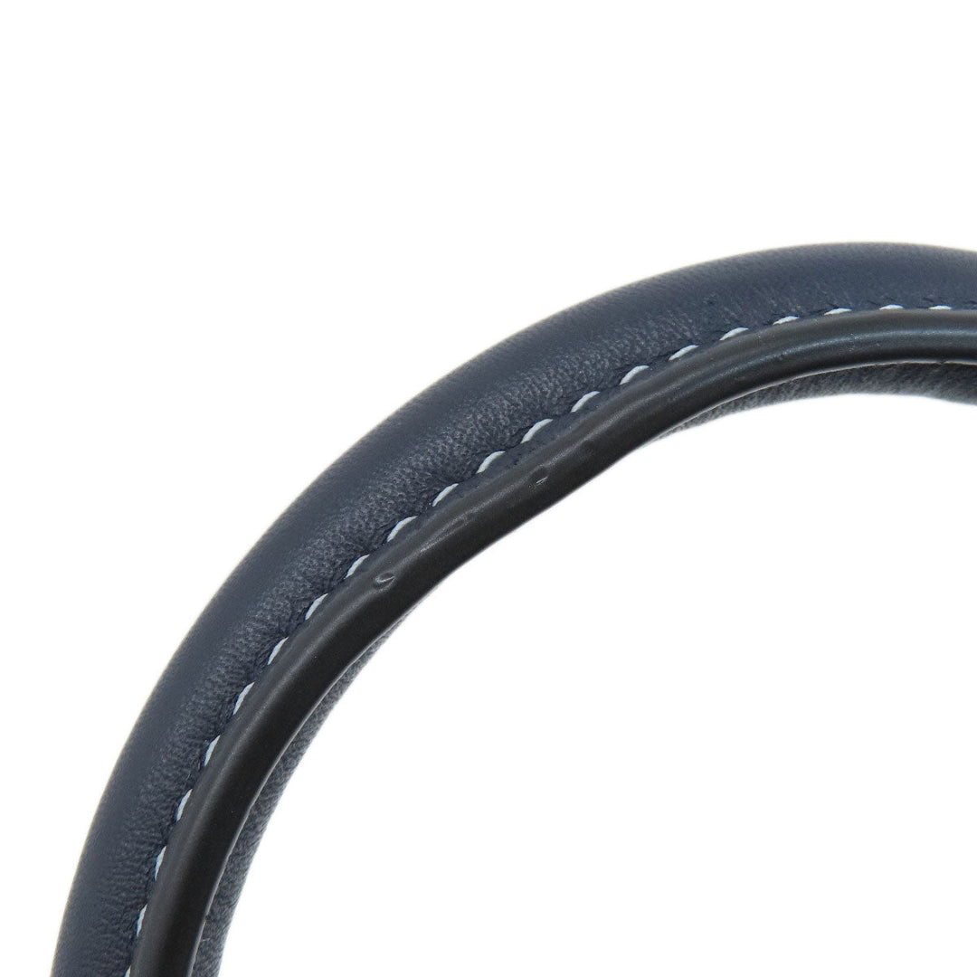 COACH Handbag CJ628 PVC green Sydney Satchel Houndstooth Print 2WAY Women Used Authentic