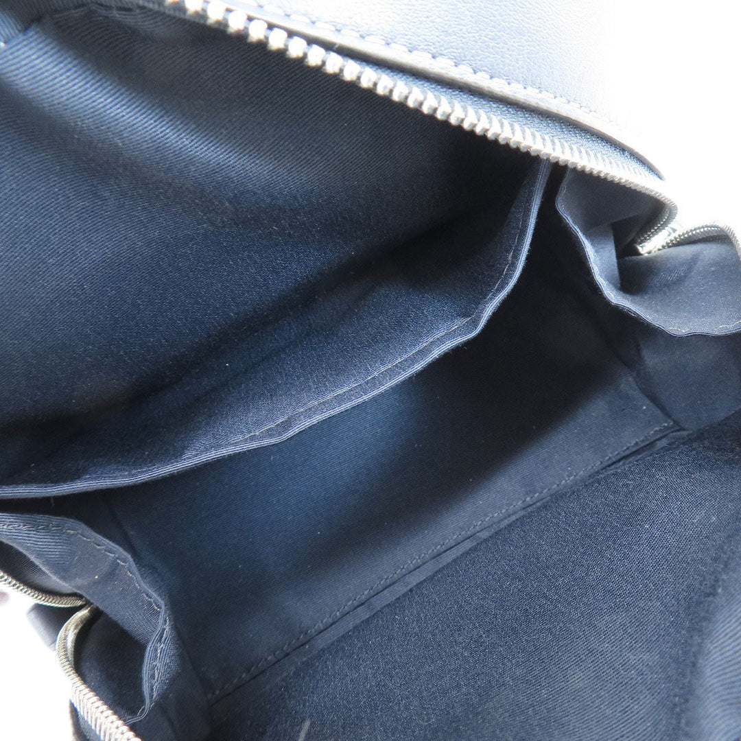 COACH Handbag CJ628 PVC green Sydney Satchel Houndstooth Print 2WAY Women Used Authentic