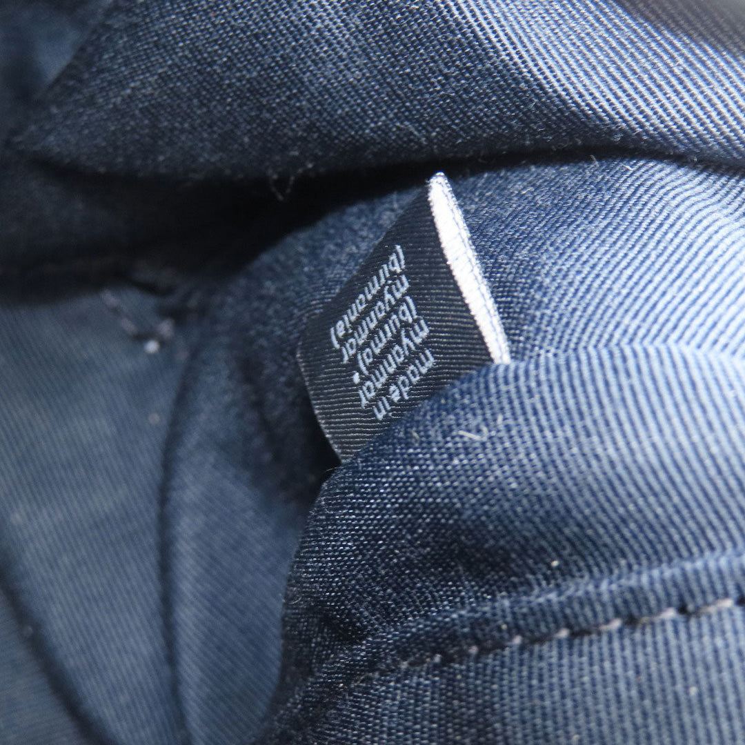 COACH Handbag CJ628 PVC green Sydney Satchel Houndstooth Print 2WAY Women Used Authentic