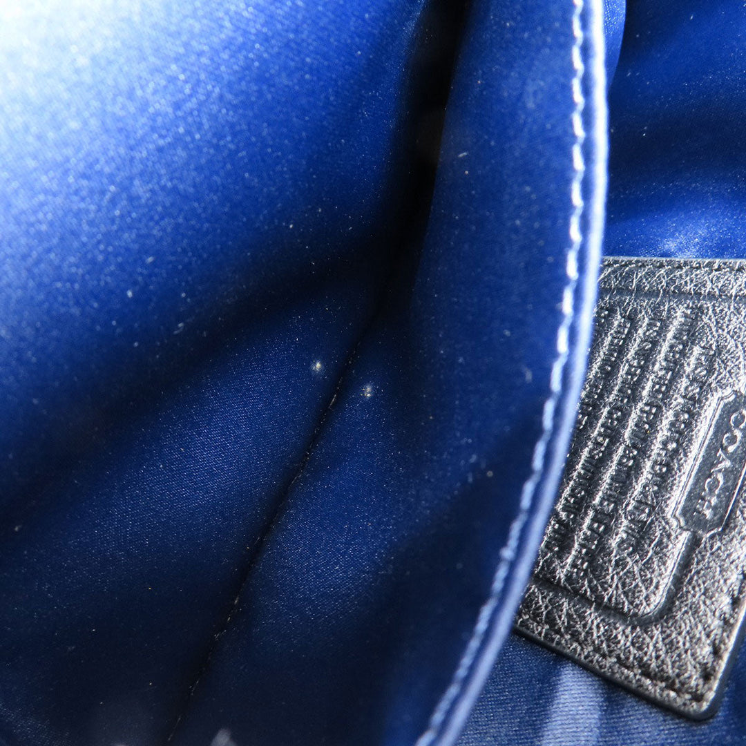 COACH Handbag 25169 leather black Madison Small 2WAY Women Used Authentic