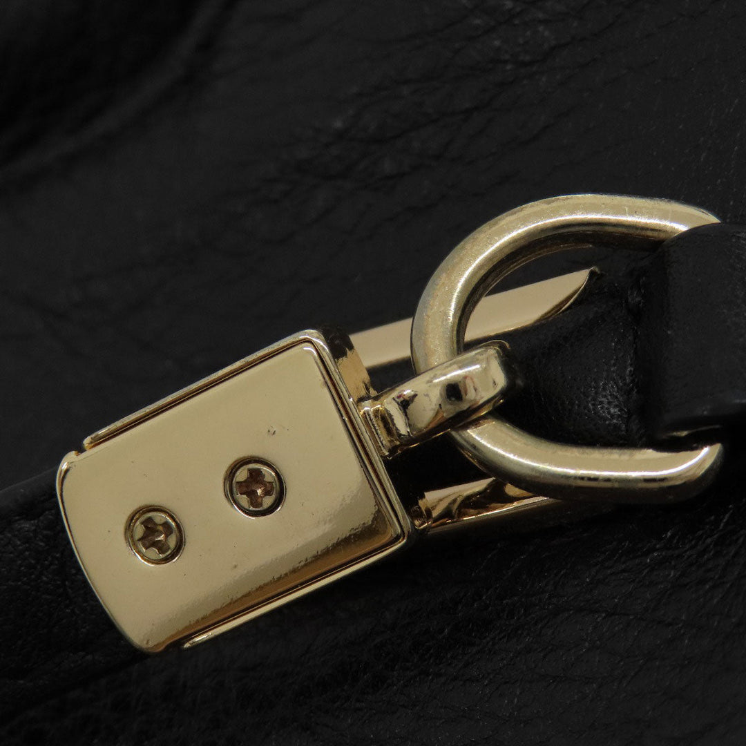 COACH Handbag 25169 leather black Madison Small 2WAY Women Used Authentic