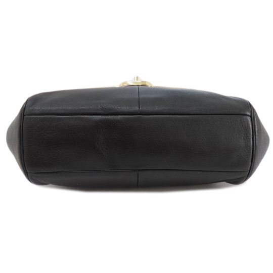 COACH Handbag 25169 leather black Madison Small 2WAY Women Used Authentic