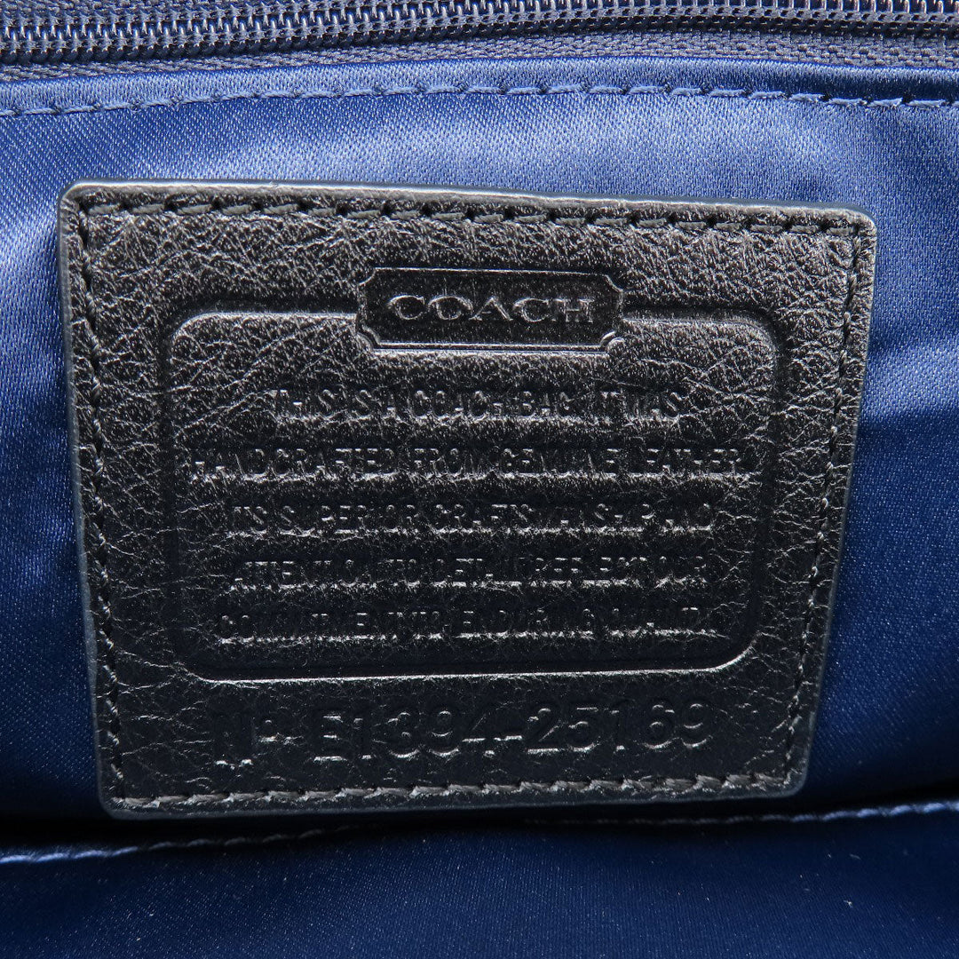 COACH Handbag 25169 leather black Madison Small 2WAY Women Used Authentic