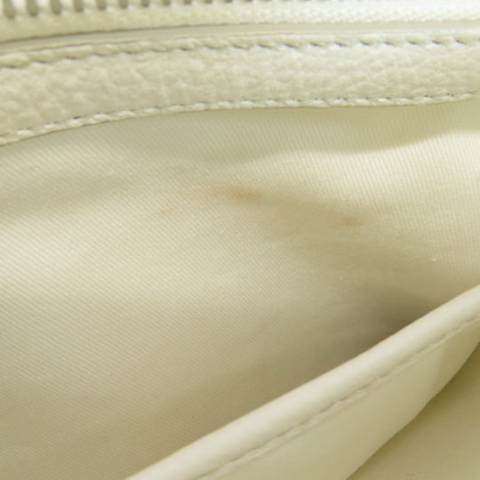 Maison Margiela Handbag leather white 2WAY Women Used Authentic