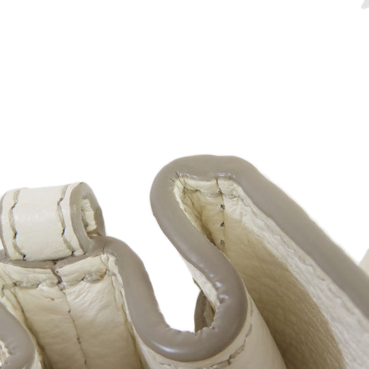 Maison Margiela Handbag leather white 2WAY Women Used Authentic