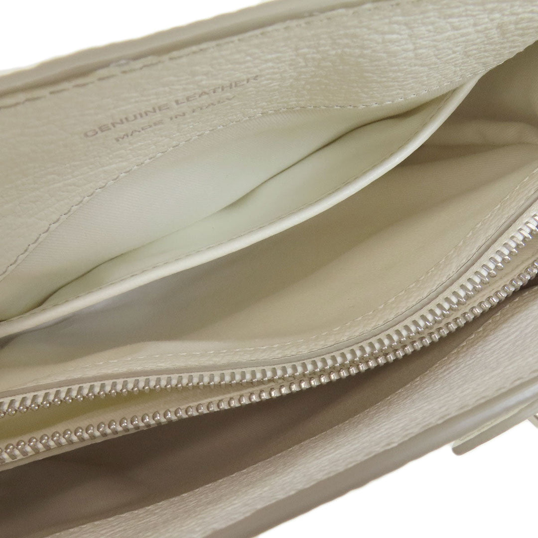 Maison Margiela Handbag leather white 2WAY Women Used Authentic