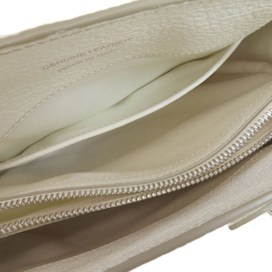 Maison Margiela Handbag leather white 2WAY Women Used Authentic
