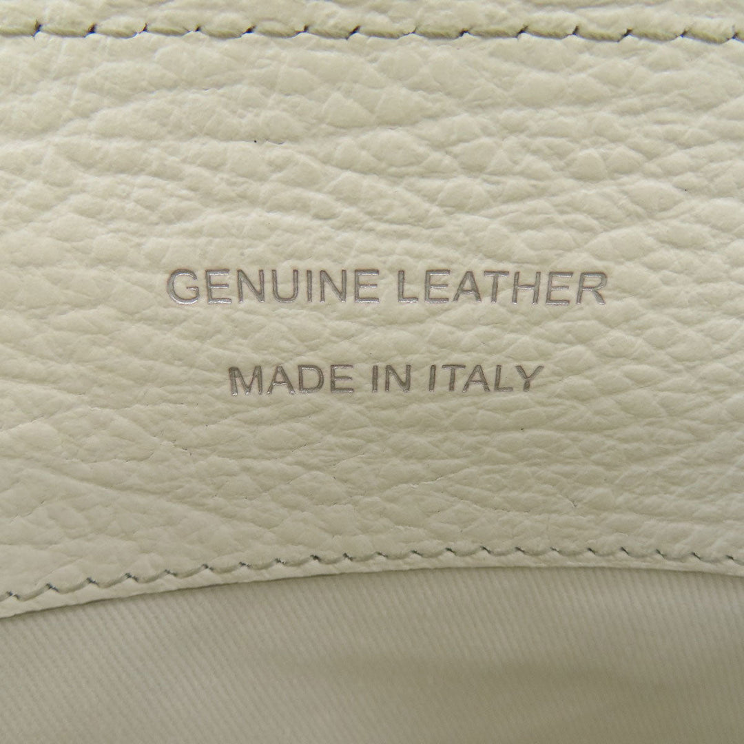 Maison Margiela Handbag leather white 2WAY Women Used Authentic
