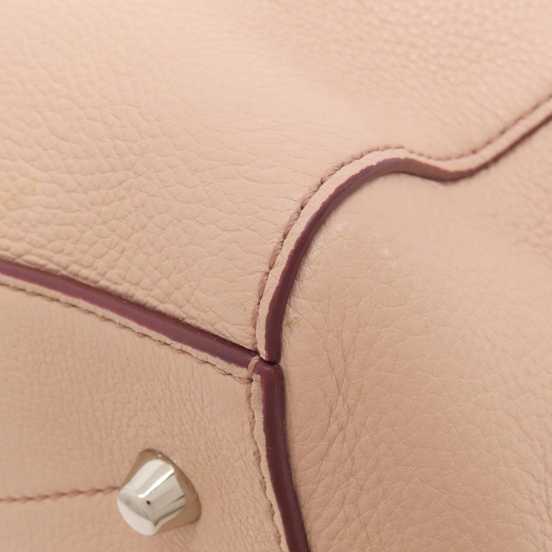 MARC JACOBS Tote Bag leather pink 2WAY Women Used Authentic