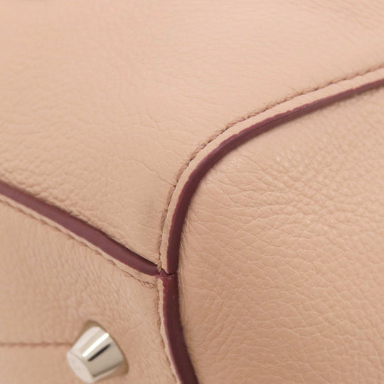 MARC JACOBS Tote Bag leather pink 2WAY Women Used Authentic