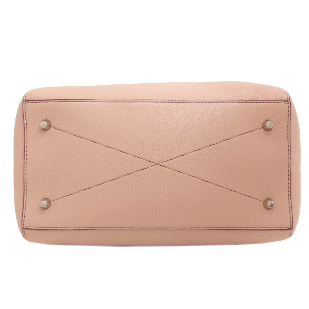 MARC JACOBS Tote Bag leather pink 2WAY Women Used Authentic