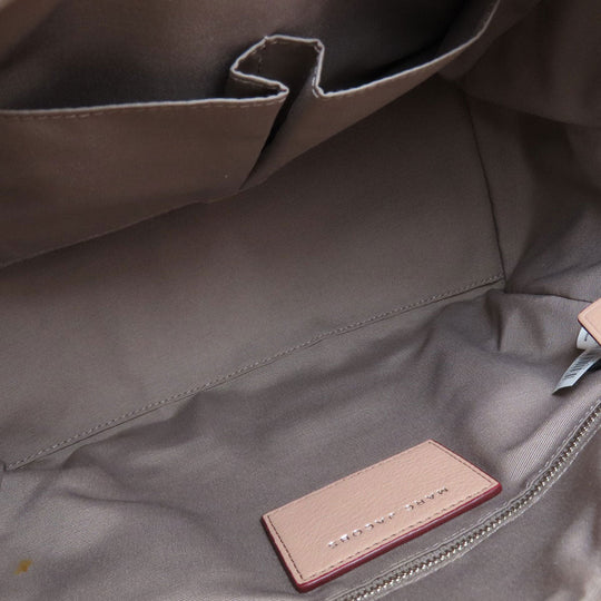 MARC JACOBS Tote Bag leather pink 2WAY Women Used Authentic