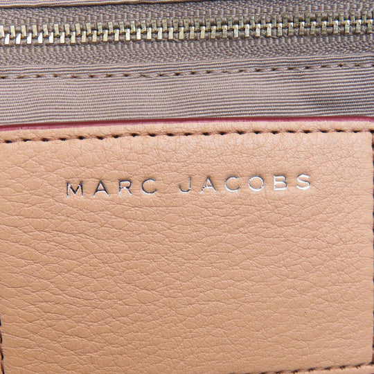 MARC JACOBS Tote Bag leather pink 2WAY Women Used Authentic