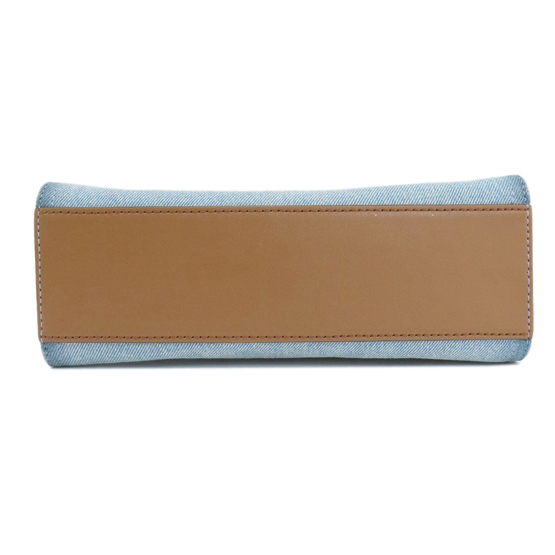 MICHAEL KORS Handbag denim blue 2WAY Women Used Authentic