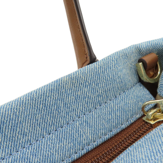 MICHAEL KORS Handbag denim blue 2WAY Women Used Authentic