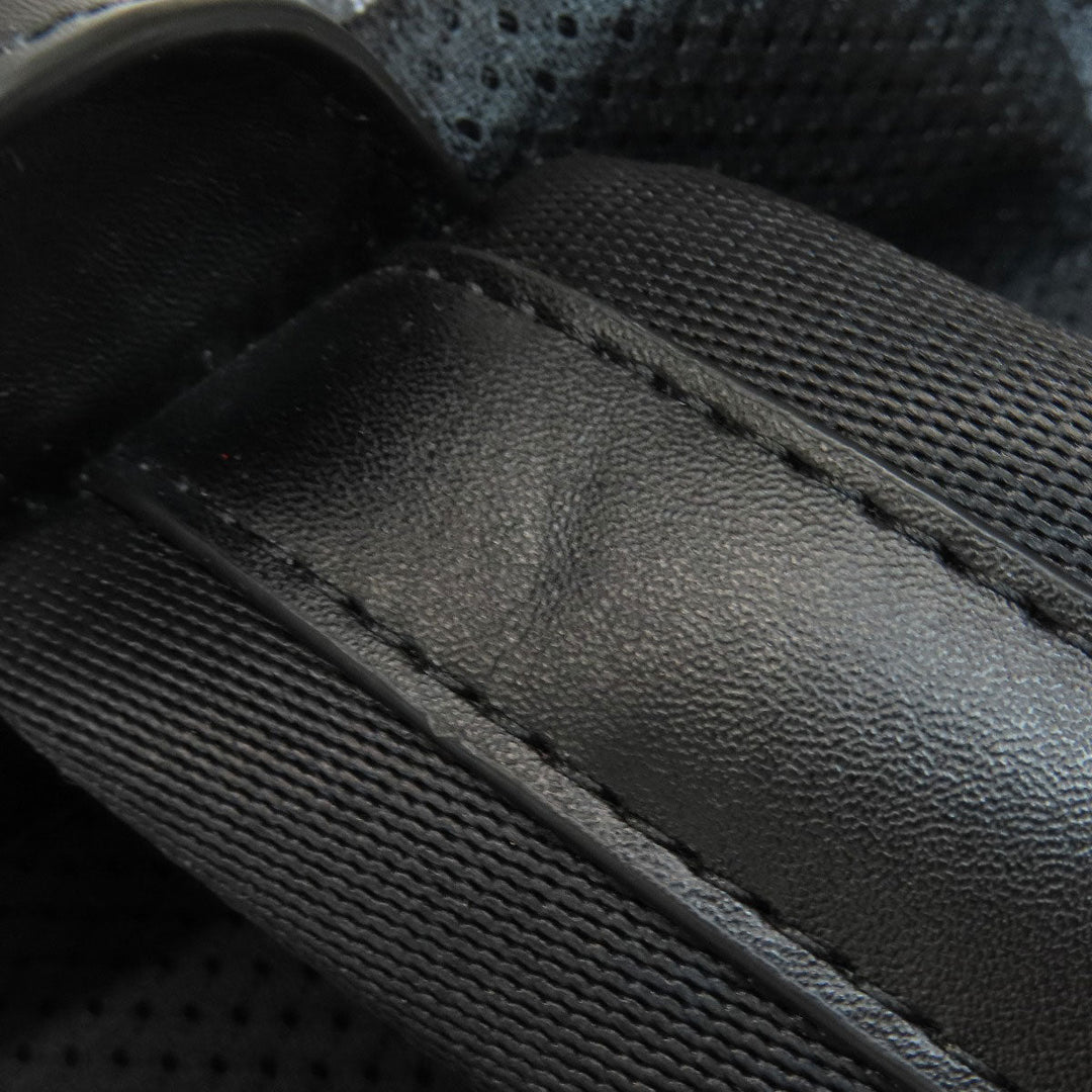 MICHAEL KORS Backpack PVC black MK signature Women Used Authentic