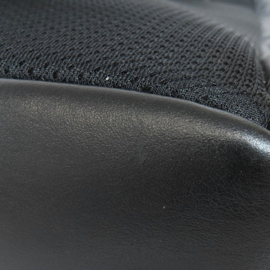 MICHAEL KORS Backpack PVC black MK signature Women Used Authentic