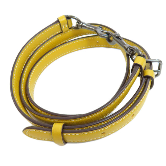 COACH Handbag CA177 leather yellow 2WAY Women Used Authentic