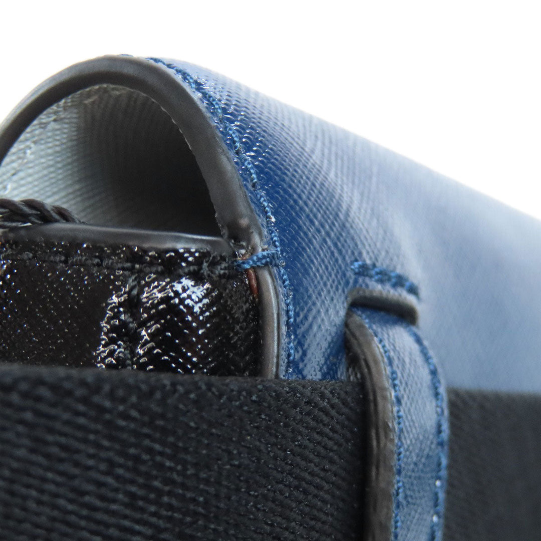 MARC JACOBS Sling bag PVC Navy Double J 2WAY Women Used Authentic