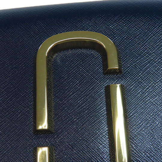 MARC JACOBS Sling bag PVC Navy Double J 2WAY Women Used Authentic