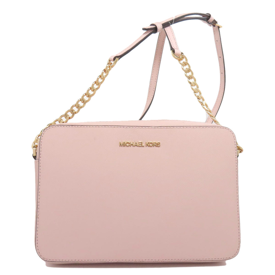 MICHAEL KORS Shoulder Bag PVC pink ChainShoulder Women Used Authentic