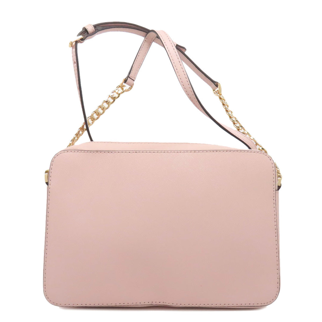 MICHAEL KORS Shoulder Bag PVC pink ChainShoulder Women Used Authentic