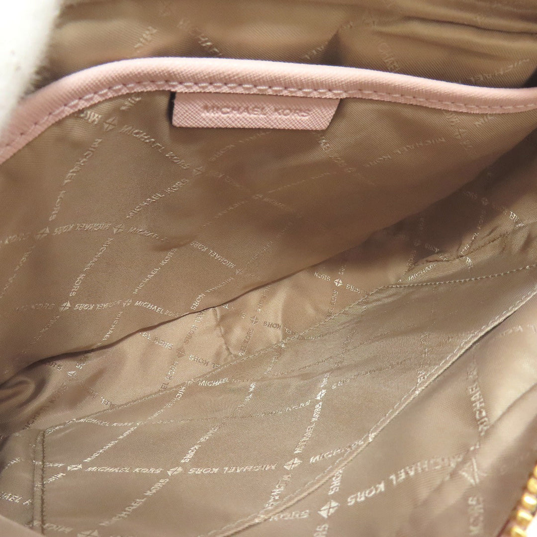 MICHAEL KORS Shoulder Bag PVC pink ChainShoulder Women Used Authentic