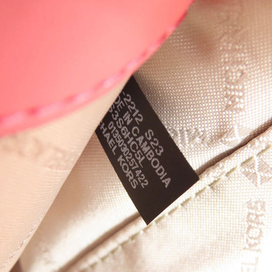 MICHAEL KORS Shoulder Bag PVC pink logo