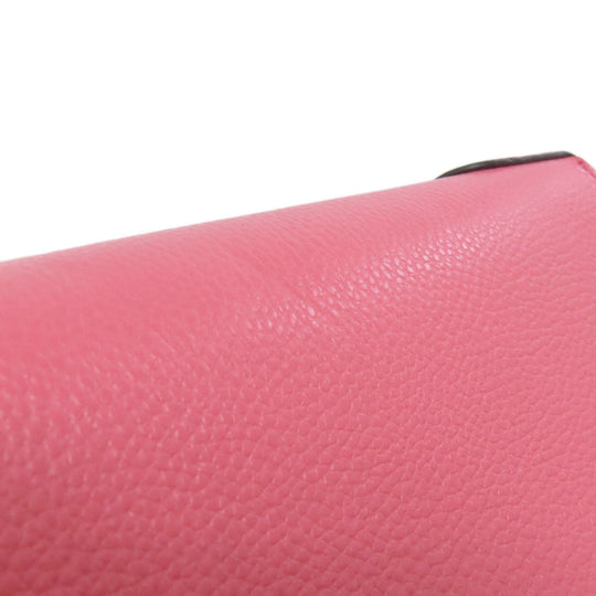MICHAEL KORS Handbag leather pink logo 2WAY Women Used Authentic